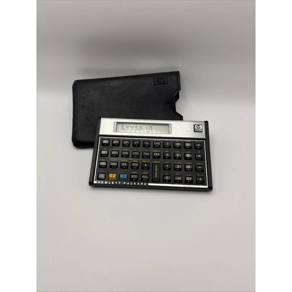 Hewlett-Packard HP 15C Programmable Scientific Calc & Pouch Tested & Working